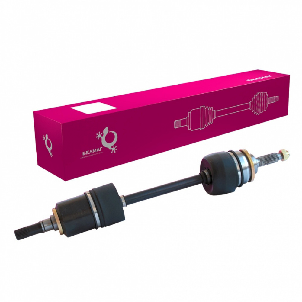 Drive assembly with internal tripoid CV joint, left, 24 splines for LADA 2121-21213-21214, VAZ NIVA